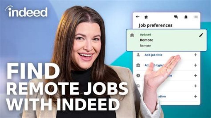How do I get a remote job on Indeed?