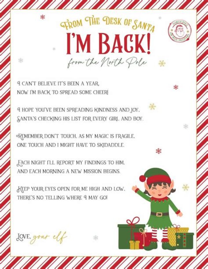 How do I get my elf back?