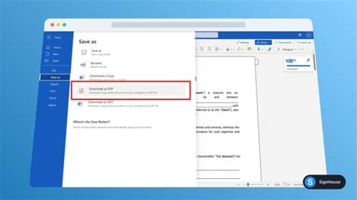 How do I save a document to my iPhone?