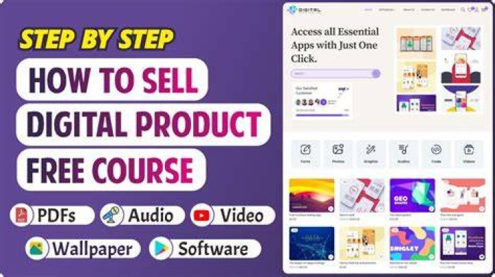 How do I sell digital downloadable products?