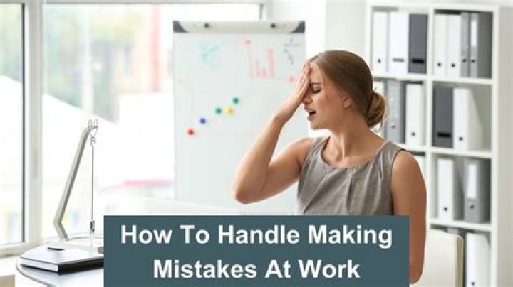 How do I stop worrying about making a mistake at work?