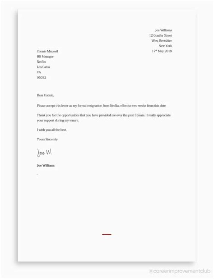 How do I write a good resignation letter?