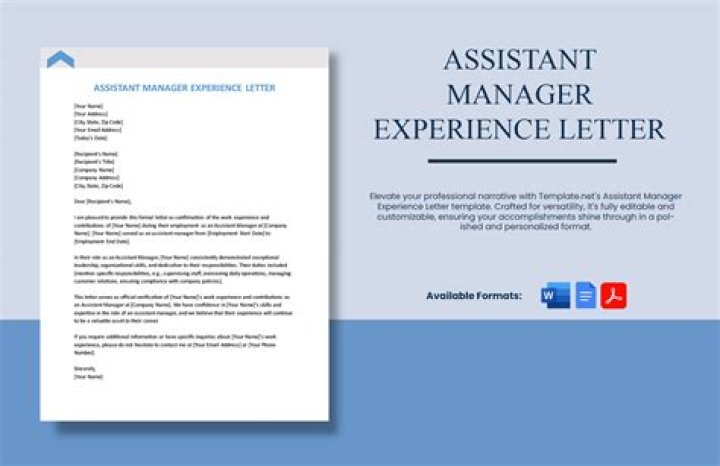 How do I write an application letter for assistant manager?