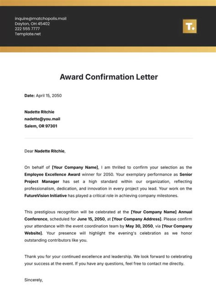 How do I write an employee commendation letter?