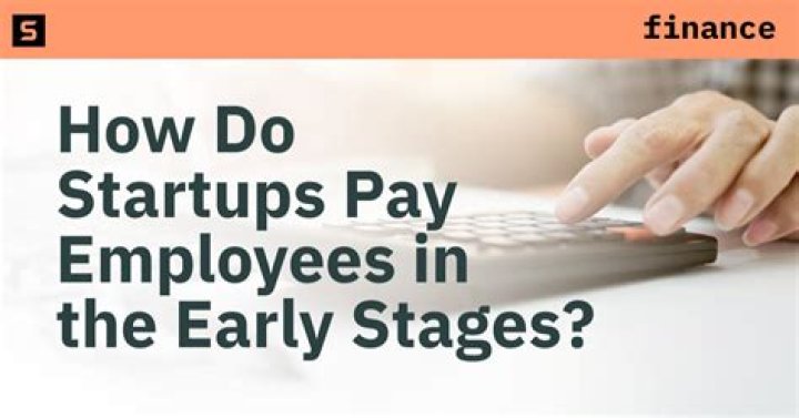 How do startups pay employees?