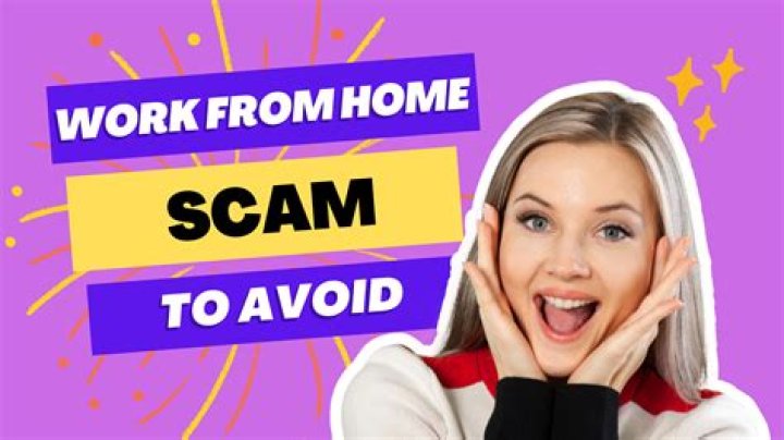 How do work-from-home scams work?