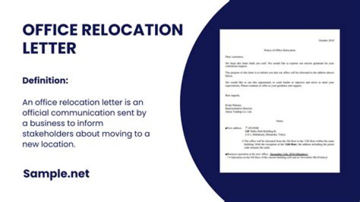 How do you announce an office relocation?