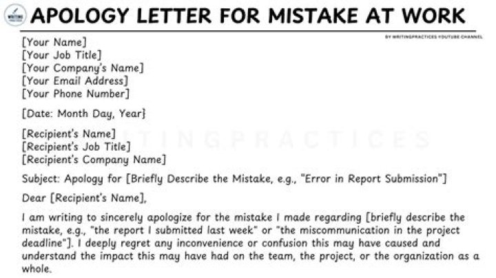 How do you apologize after repeated mistakes?