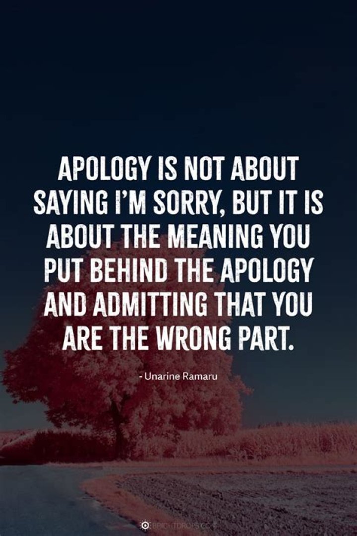 How do you apologize for not getting something done?