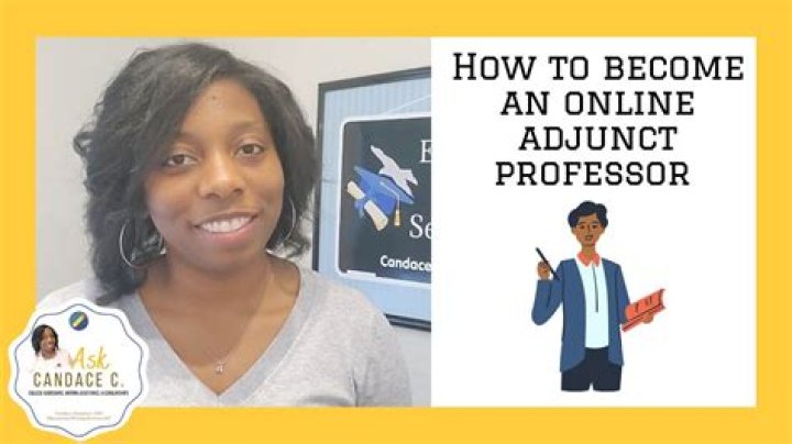 How do you become an adjunct professor at a community college?