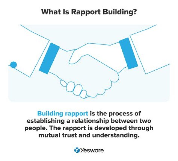 How do you build rapport with coworkers?