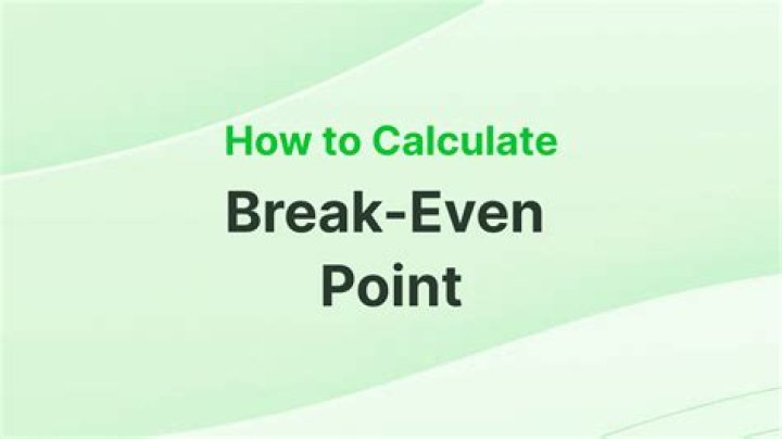 How do you calculate break even point in leverage?