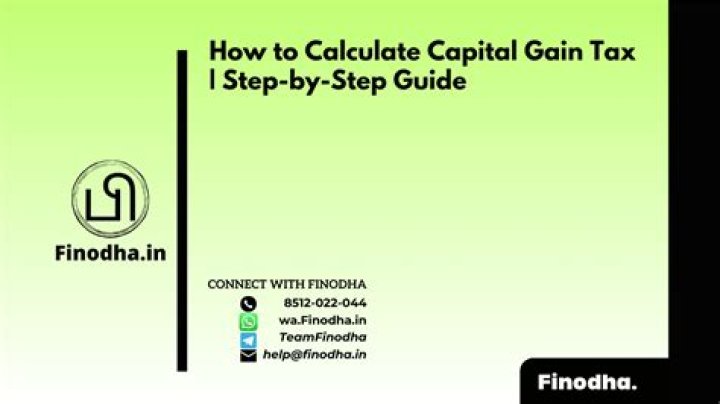 How do you calculate capital gain or loss?