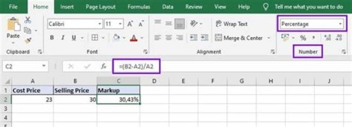 How do you calculate initial markup percentage?