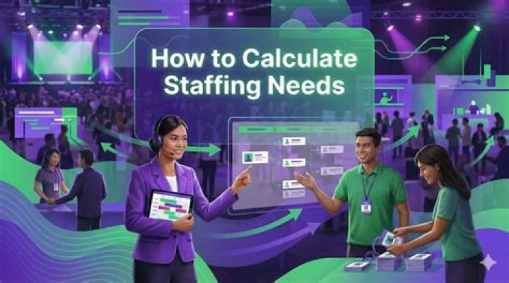 How do you calculate staffing needs?