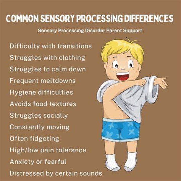 How do you calm a child with sensory processing disorder?