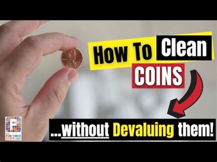 How do you clean a penny without damaging it?
