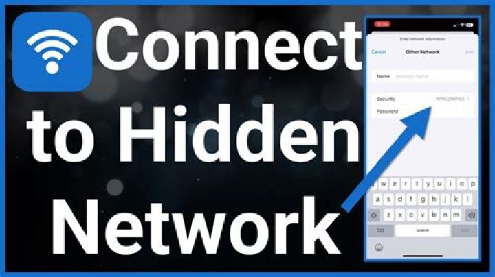 How do you connect to a hidden network?