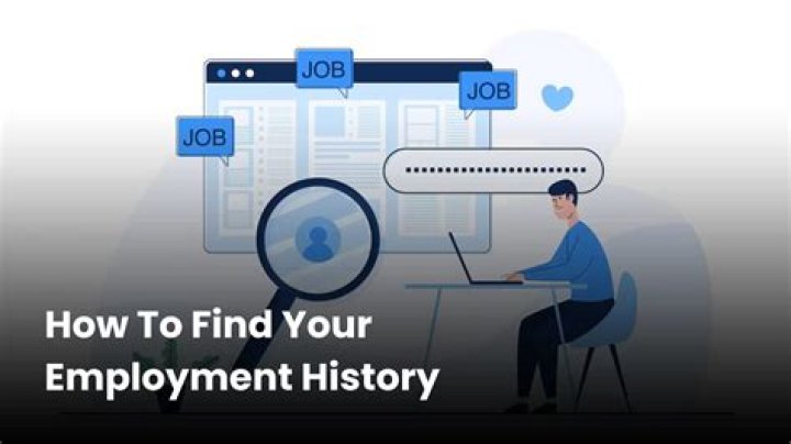 How do you detail employment history?