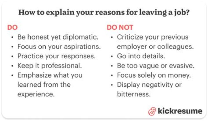 How do you explain being let go from a job?