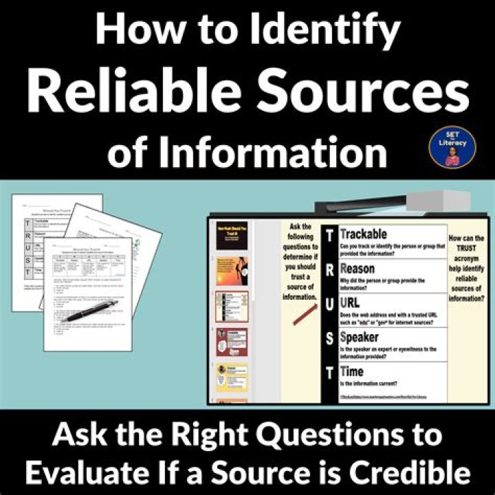 How do you find a good source of information?