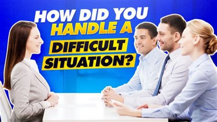 How do you handle a difficult HR situation?