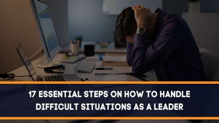 How do you handle difficult situations as a manager?