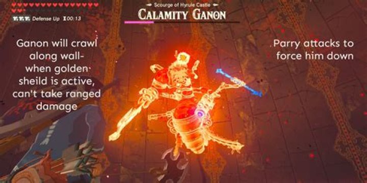 How do you hurt Red Calamity Ganon?
