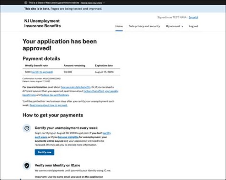 How do you know if your unemployment was accepted California?