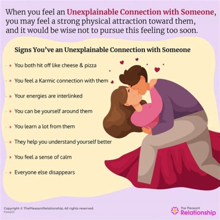 How do you know you have a deep connection with someone?