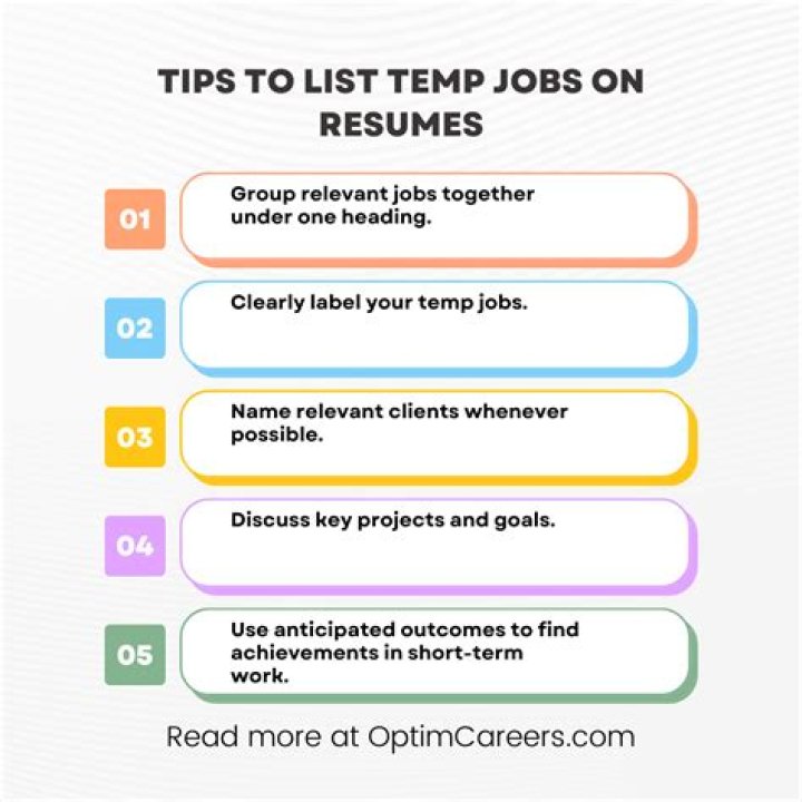 How do you list Temp to Perm on resume?