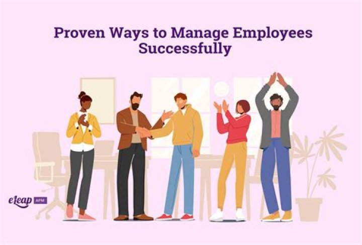 How do you manage large groups of employees?
