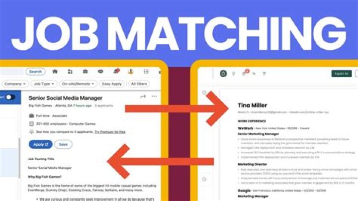 How do you match a job description to a CV?