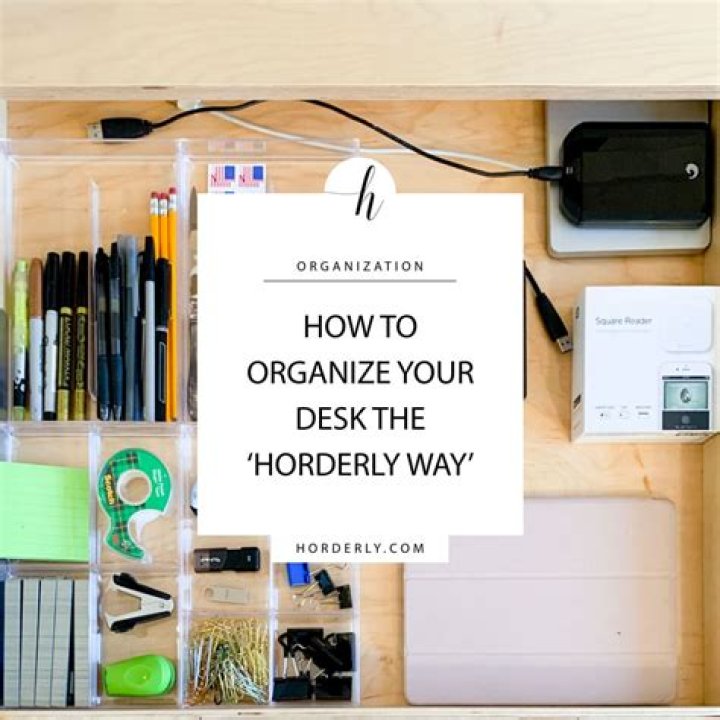 How do you organize your work office?