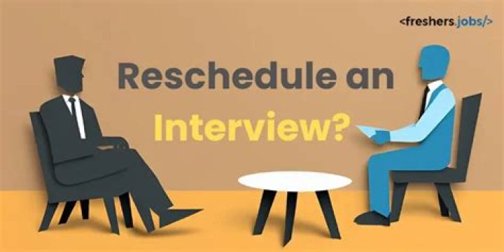 How do you politely ask to reschedule an interview?
