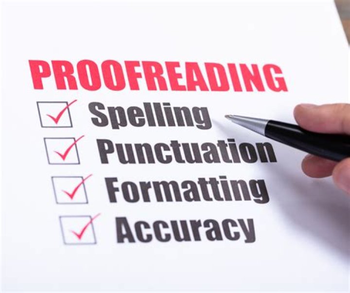 How do you proof read effectively?