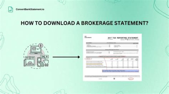 How do you read a brokerage statement?