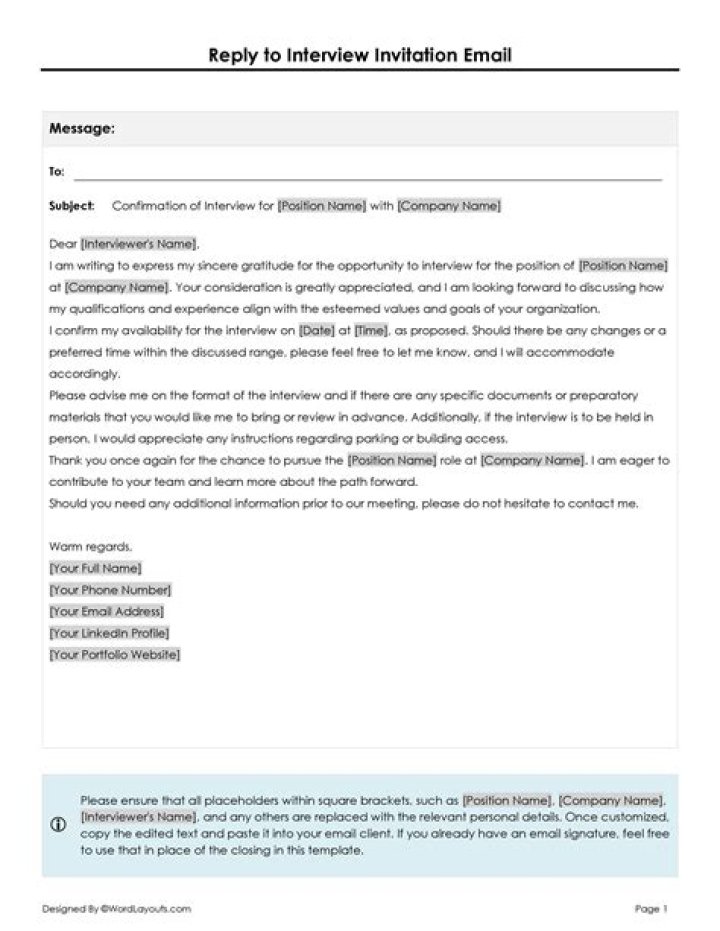 How do you respond when selected for internship?