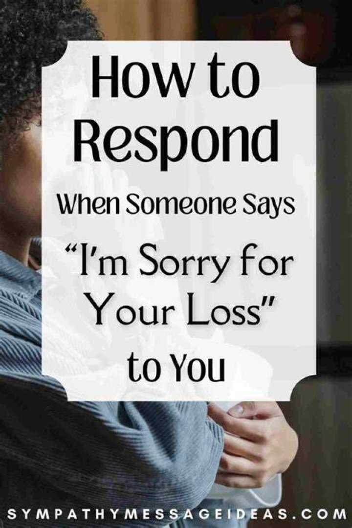How do you respond when someone says sorry but its not okay?