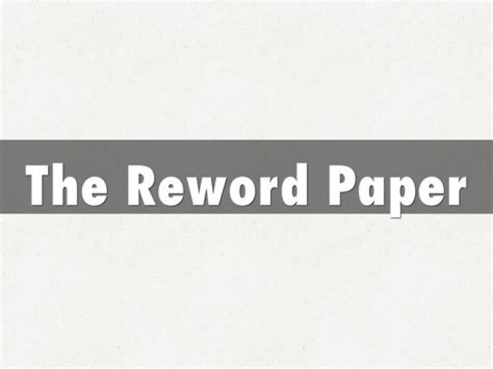 How do you reword a paper?