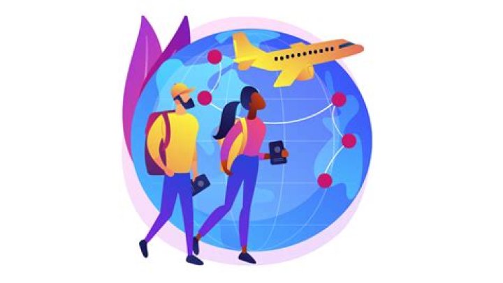 How do you say living abroad?