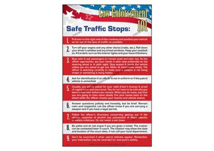 How do you stay silent during a traffic stop?