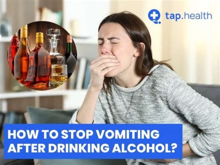 How do you stop feeling sick after drinking?