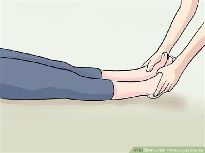 How do you tell if one leg is shorter than the other?