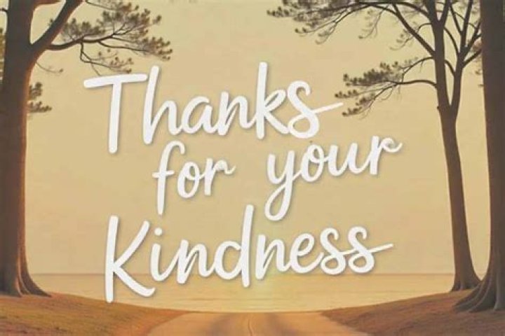 How do you thank someone for their kindness and support?
