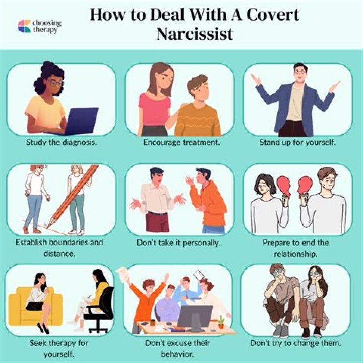 How do you treat a covert narcissist?