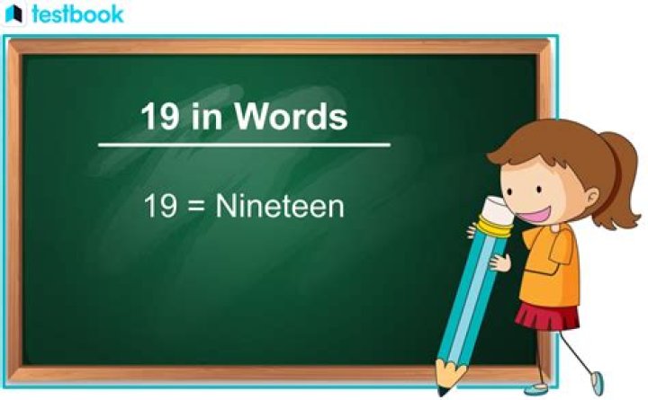 How do you write 19 in words?