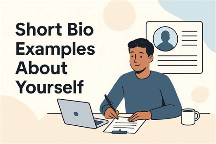 How do you write a brief bio about yourself?