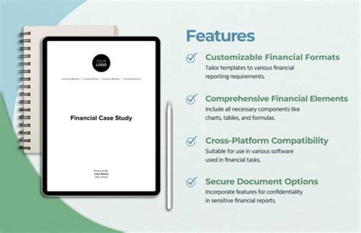 How do you write a financial case study?