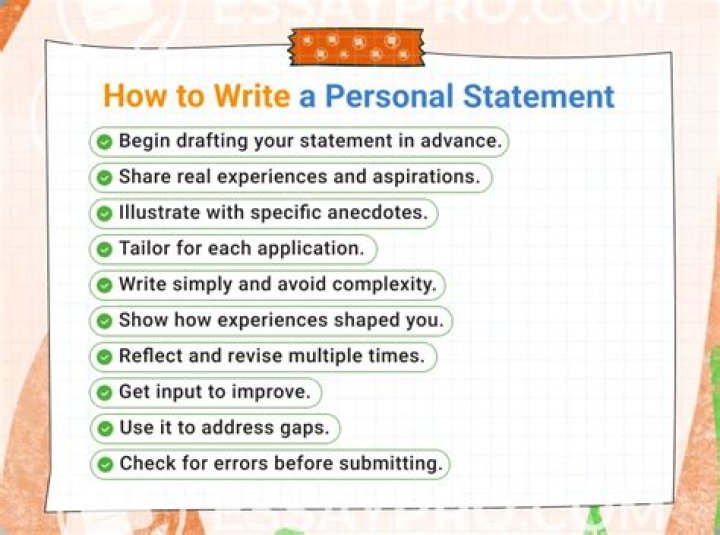 How do you write a killer personal statement?